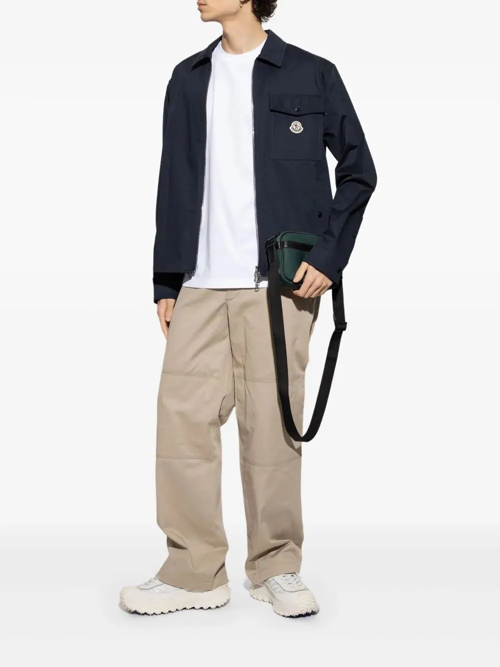 Cotton Blend Gabardine Shirt Jacket sold by Wanan Luxury product image thumbnail 2