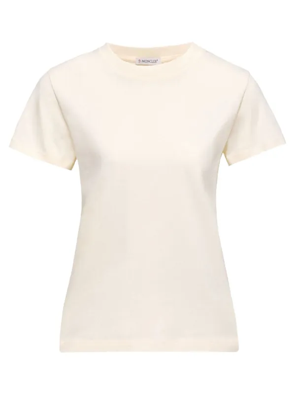 Embroidered Logo Cotton T-Shirt sold by Wanan Luxury