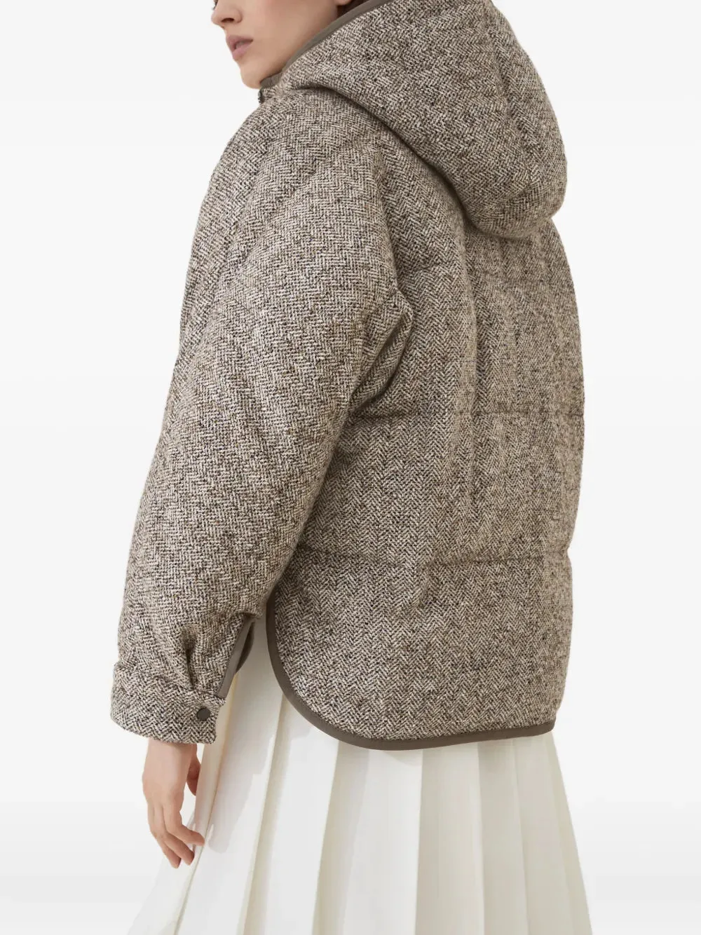 Chevron-Pattern Down Jacket sold by Wanan Luxury product image thumbnail 4