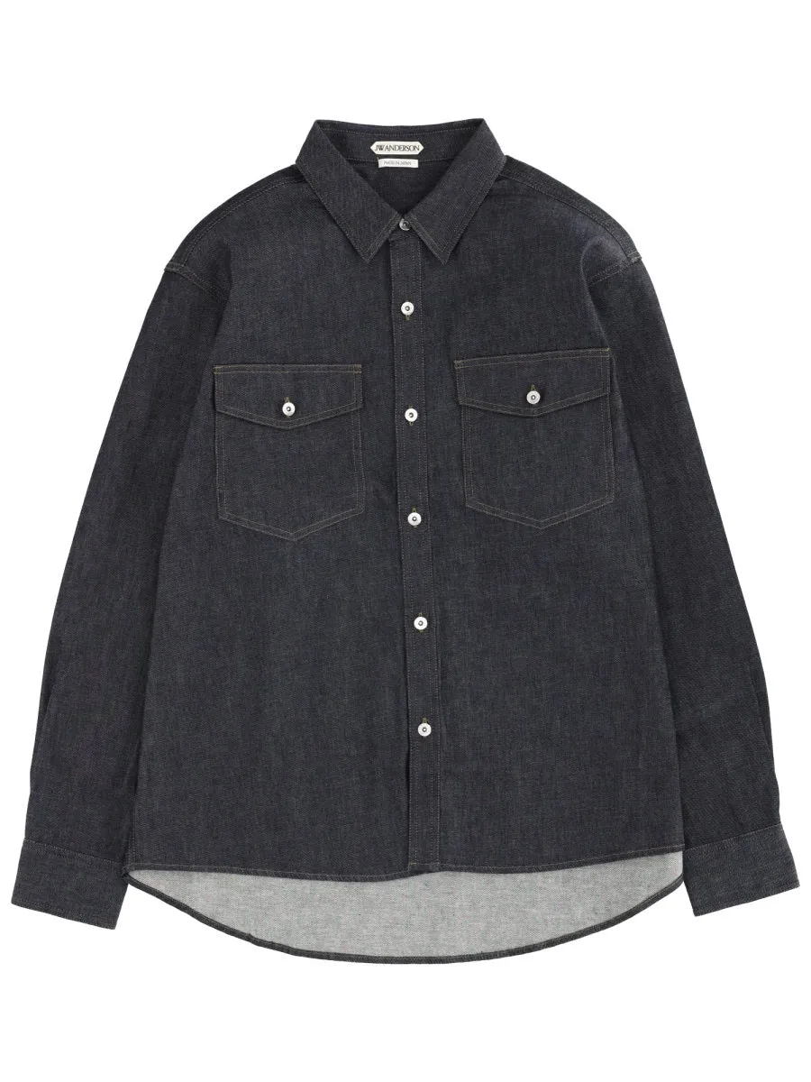Denim Shirt sold by Wanan Luxury