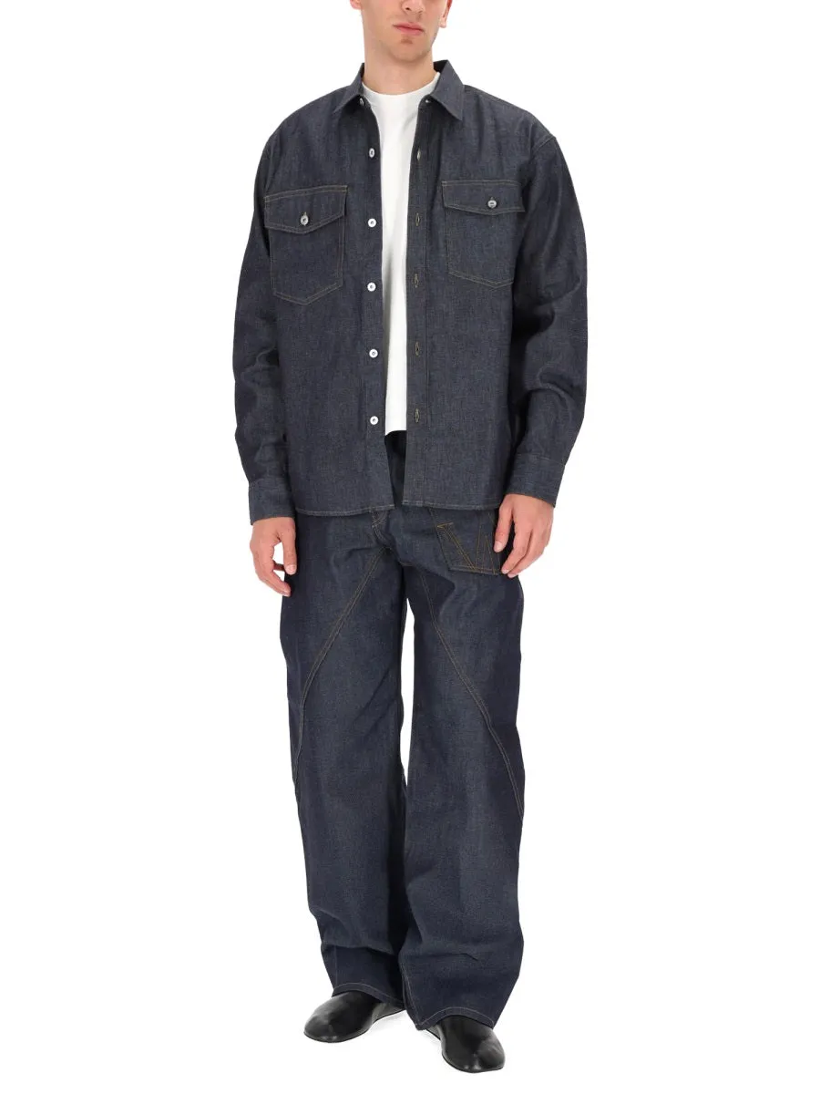Denim Shirt sold by Wanan Luxury product image thumbnail 2