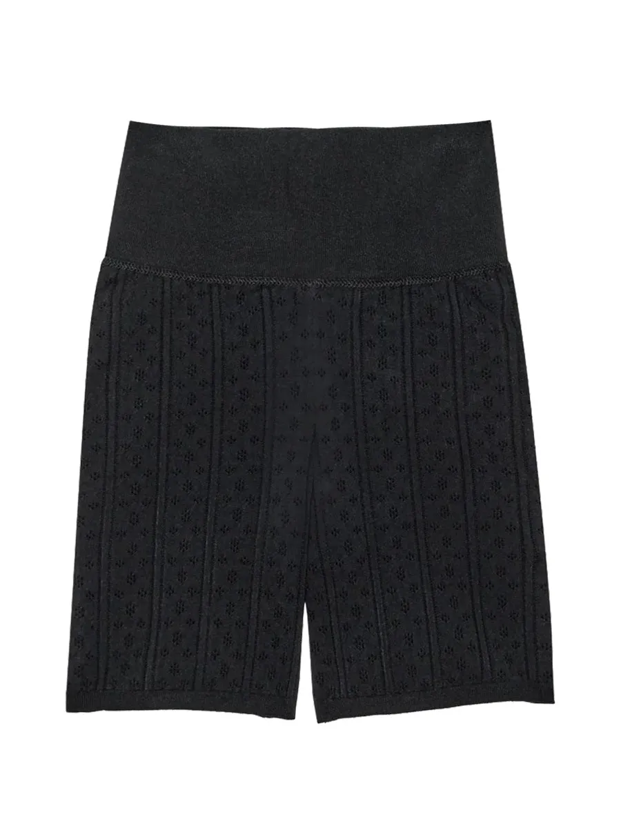 Perforated Knit Shorts sold by Wanan Luxury product image thumbnail 2