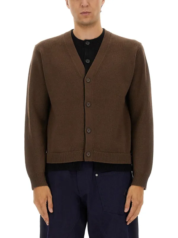 Contrasting Layered Cardigan made by J.W. Anderson