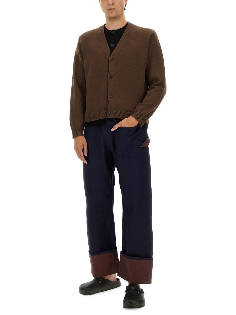 Contrasting Layered Cardigan sold by Wanan Luxury product image thumbnail 2