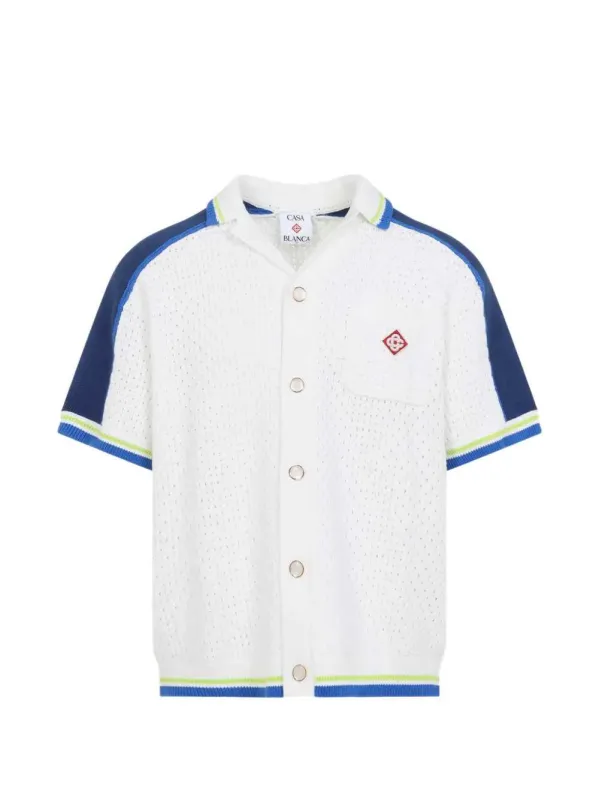 Shirt With Embroidered Logo sold by Wanan Luxury