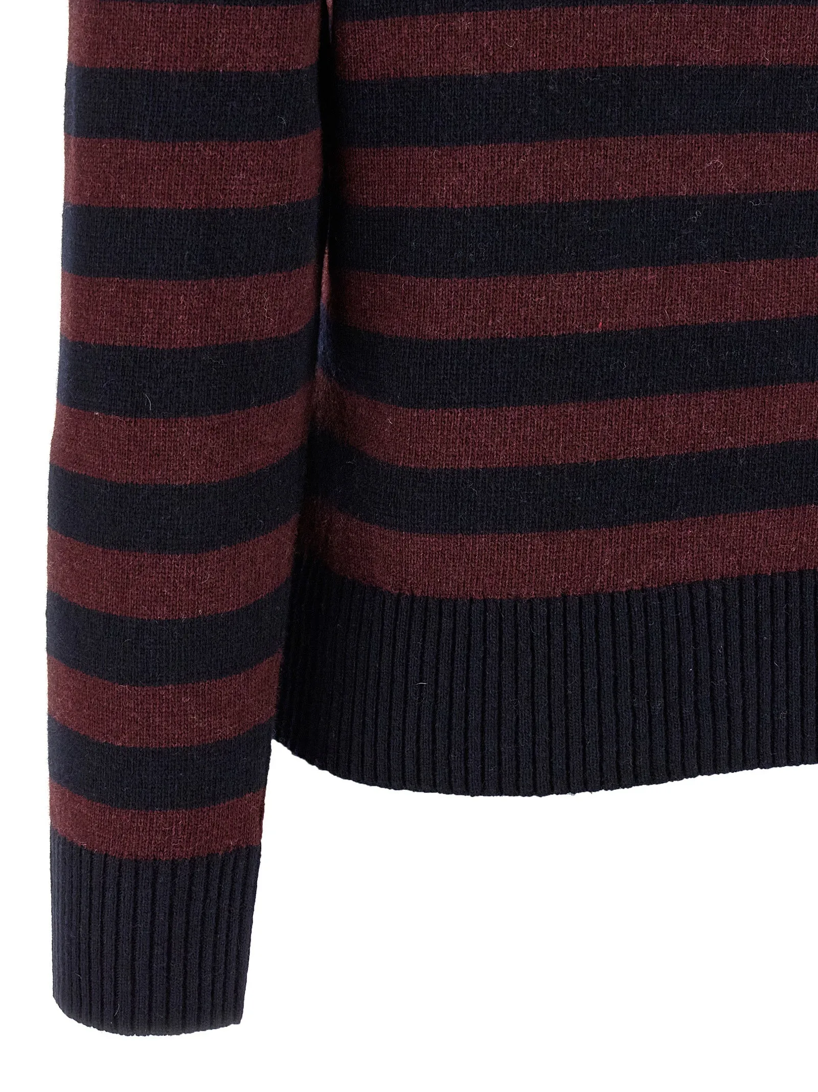 Graphic Wool Mix Poodle Stripe Sweaters And Cardigans Multicolor sold by Wanan Luxury product image thumbnail 4