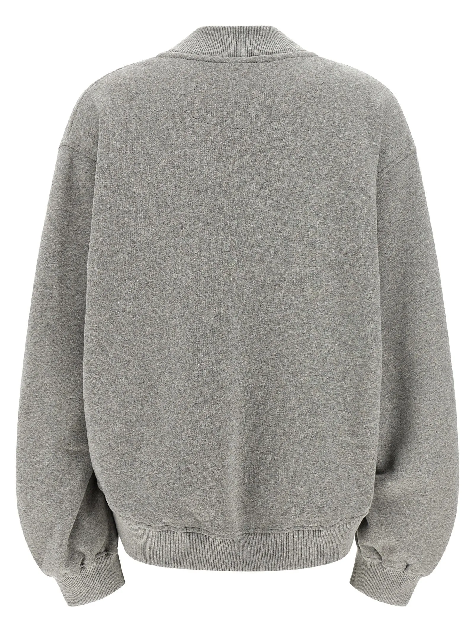 Logo Embroidery Sweatshirt Gray sold by Wanan Luxury product image thumbnail 2
