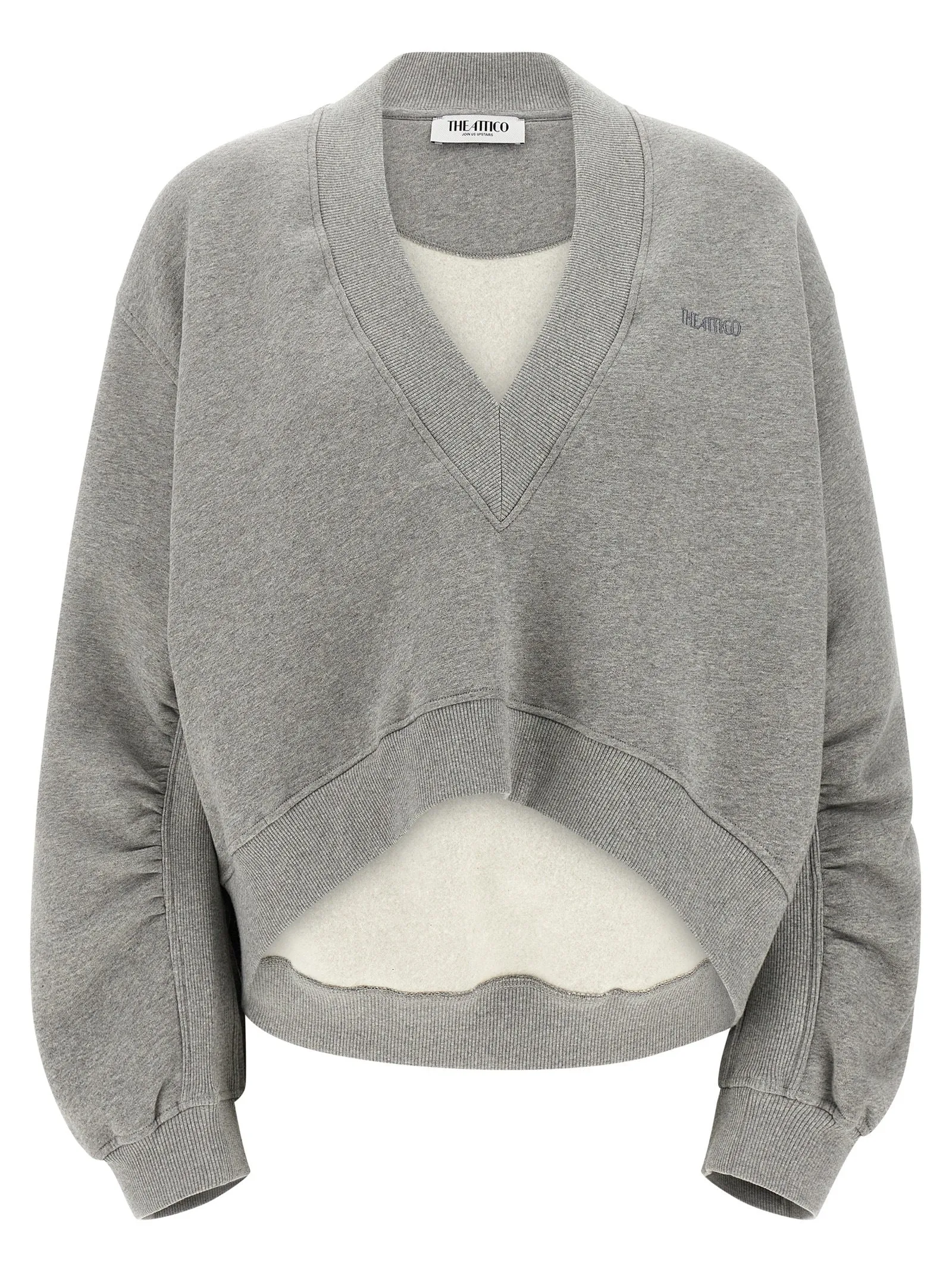 Logo Embroidery Sweatshirt Gray sold by Wanan Luxury