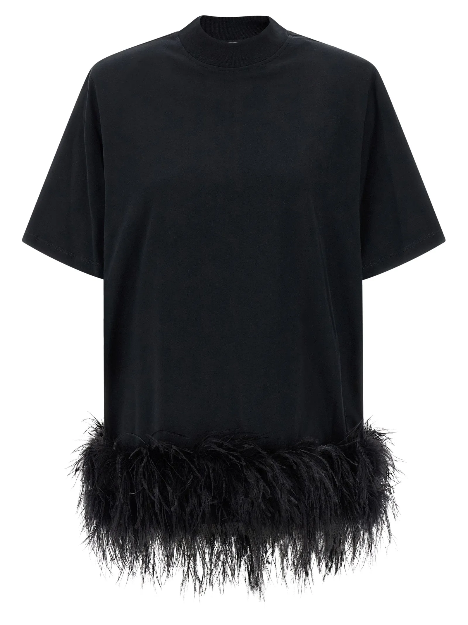 Feather Dress Dresses Black sold by Wanan Luxury