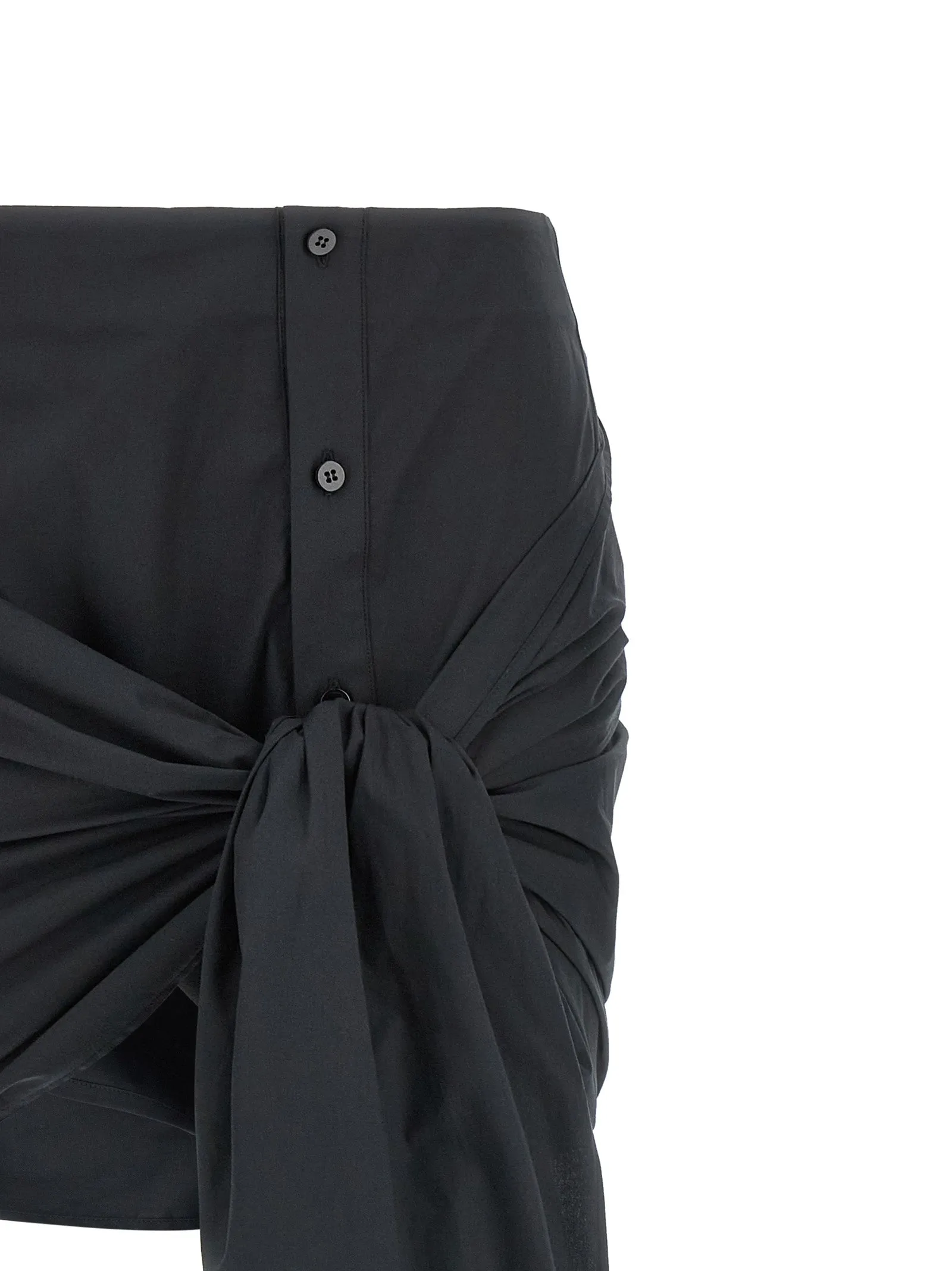-Bow Skirt Skirts Black sold by Wanan Luxury product image thumbnail 3
