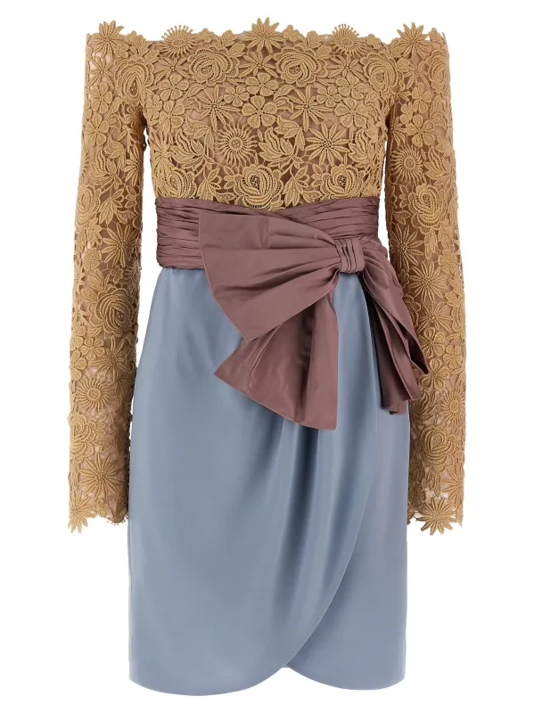 Fleur A Jours Flower Mix Dresses Multicolor sold by Wanan Luxury