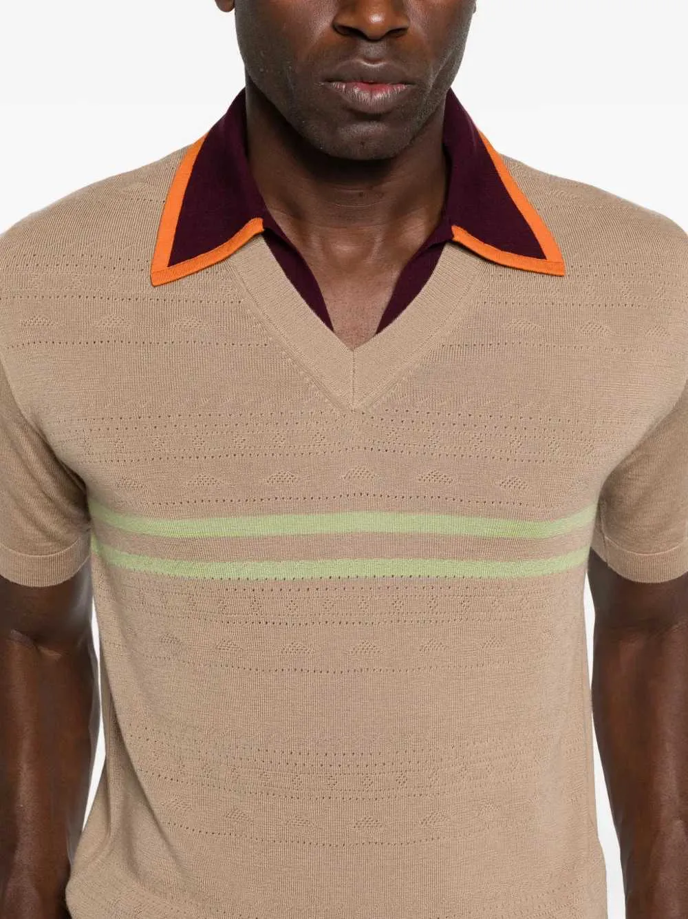 Striped Polo sold by Wanan Luxury product image thumbnail 4