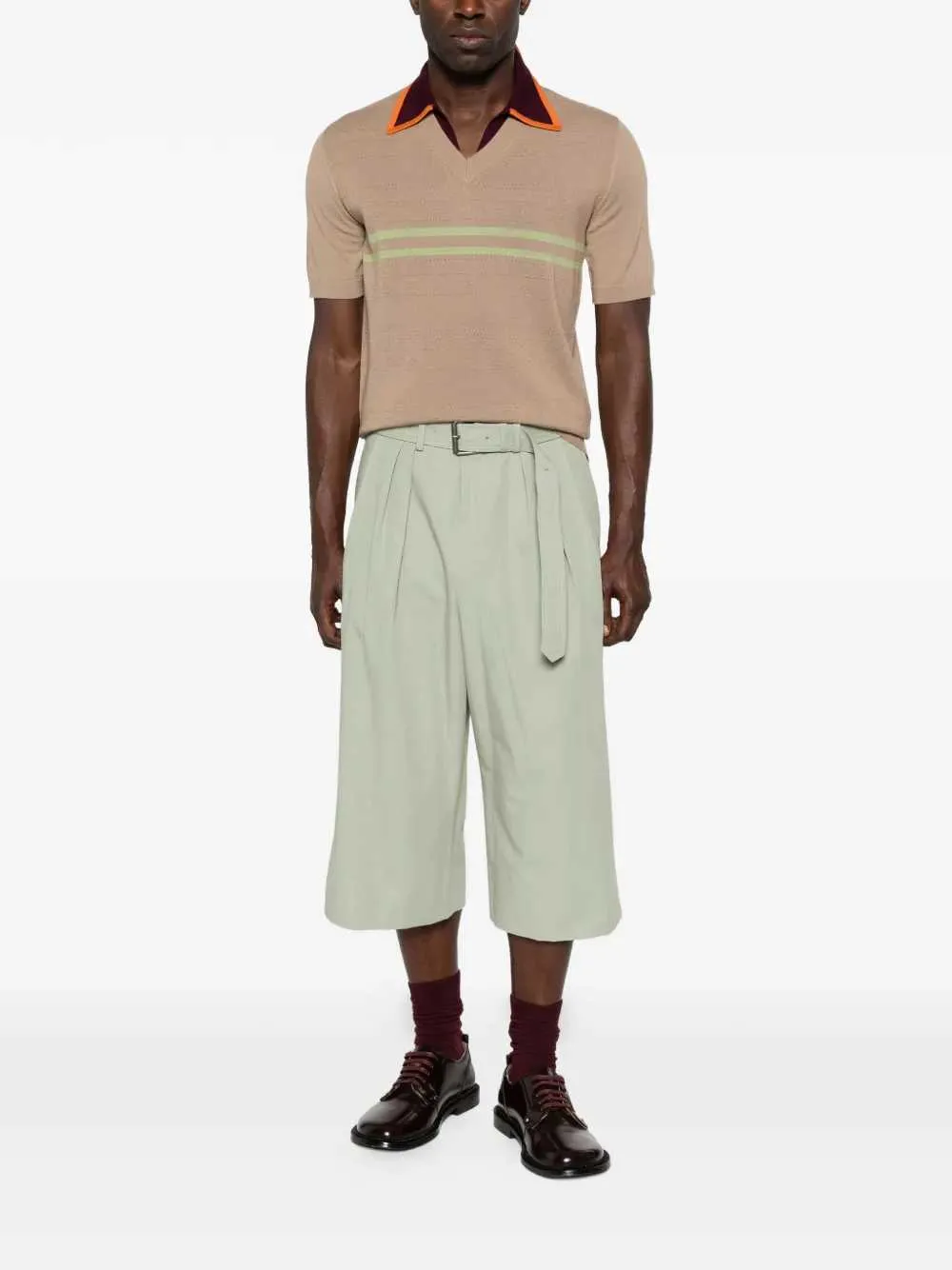 Striped Polo sold by Wanan Luxury product image thumbnail 2