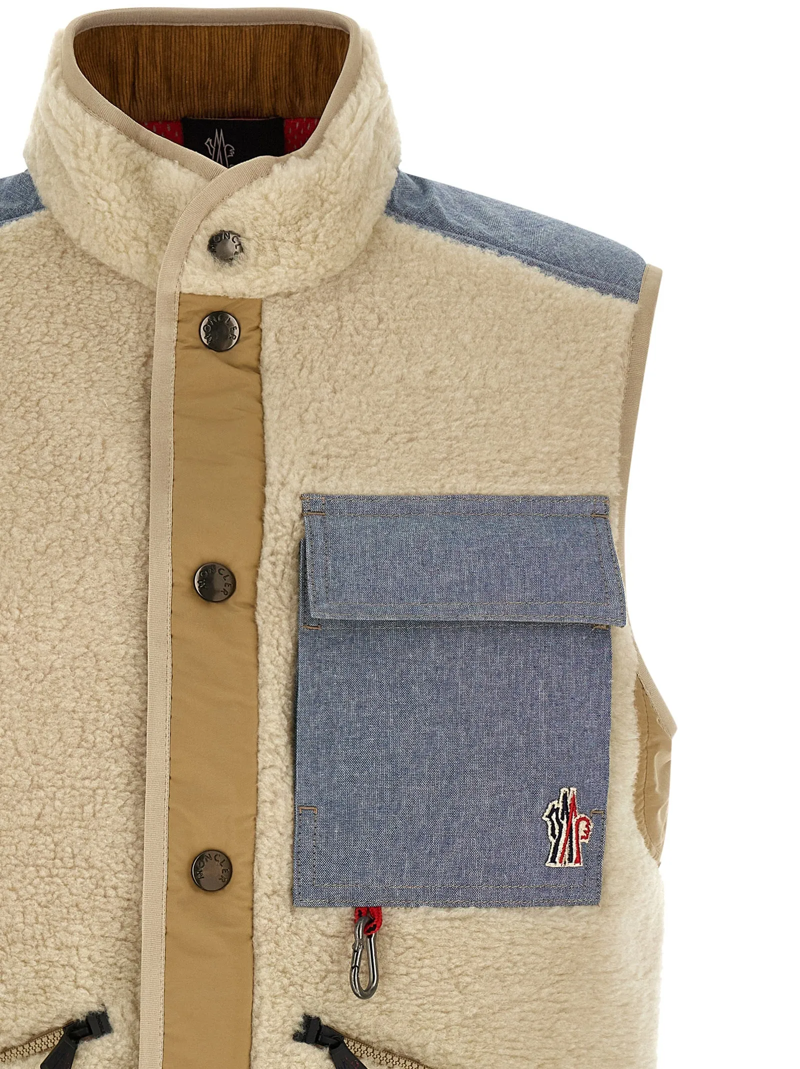 Teddy & Chambray Vest Gilet Multicolor sold by Wanan Luxury product image thumbnail 3