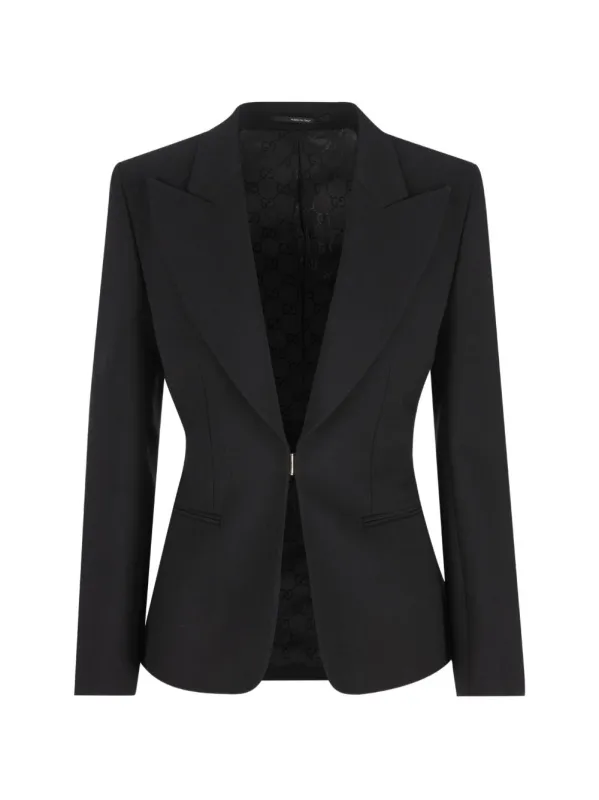 Wool Single-Breasted Jacket sold by Wanan Luxury