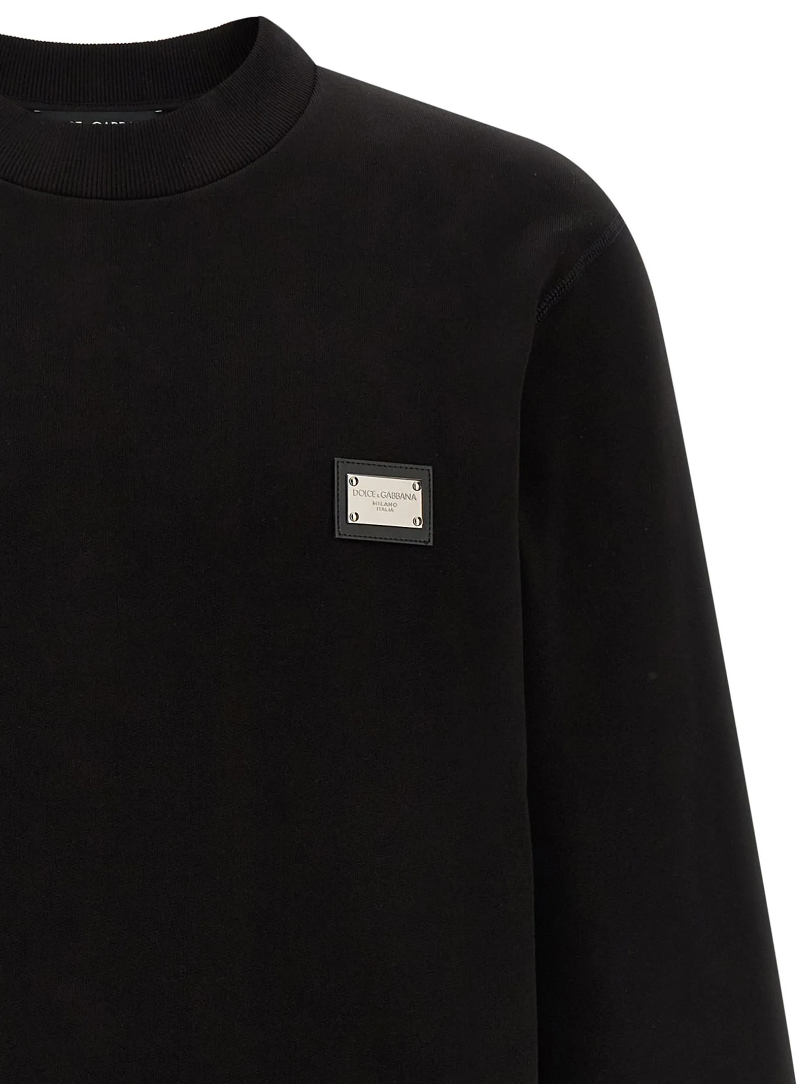 Logo Plate Sweatshirt Black sold by Wanan Luxury product image thumbnail 3