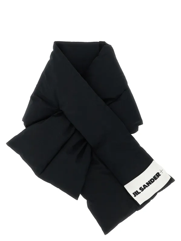 Down Scarf 01 Scarves And Foulards Black made by Jil Sander