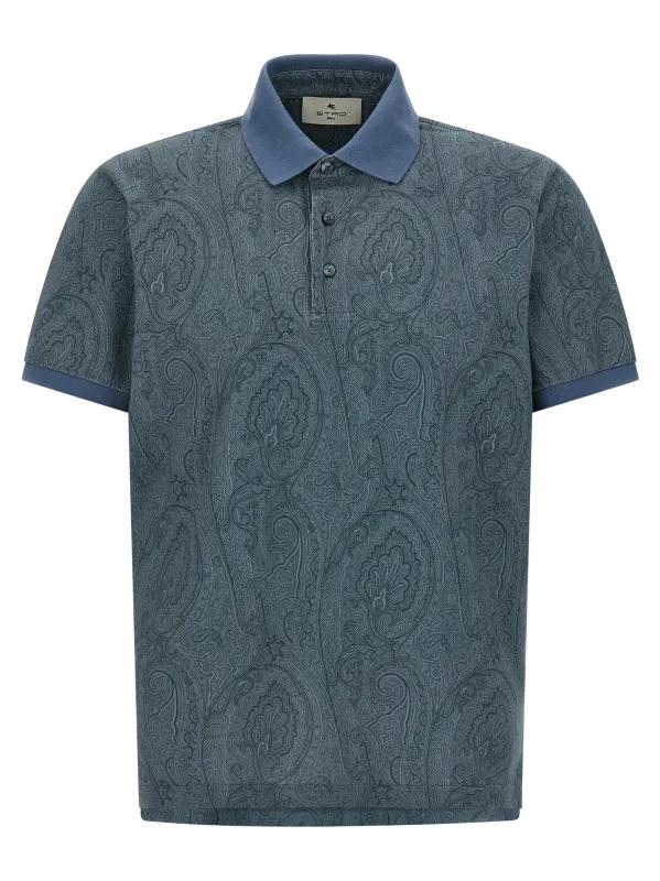 Paisley Polo Blue sold by Wanan Luxury