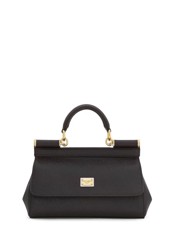 Sicily Small Leather Crossbody Bag made by Dolce & Gabanna
