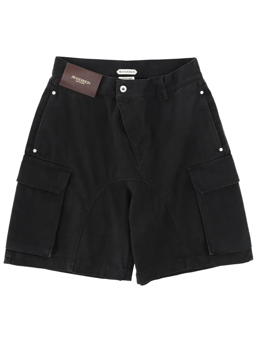 Shorts With Logo Patch sold by Wanan Luxury