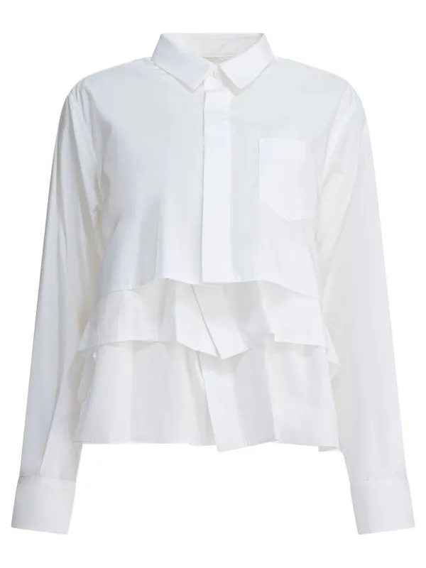 Cotton Popline Shirt Shirts White sold by Wanan Luxury