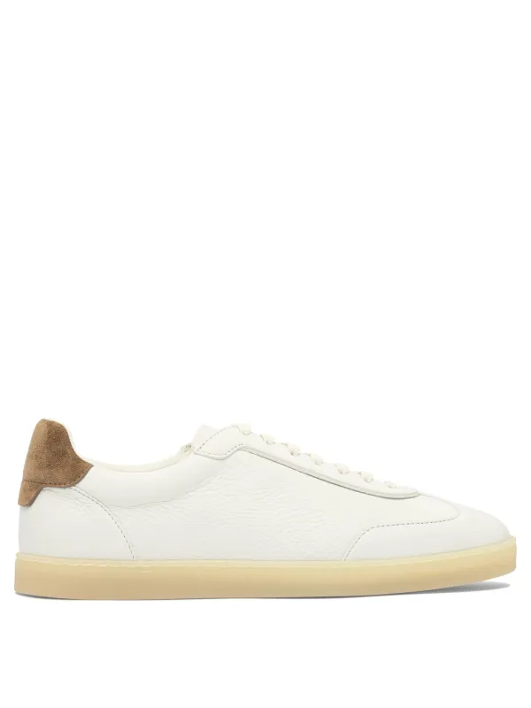 Leather Sneakers Sneakers & Slip-On Beige made by Brunello Cucinelli