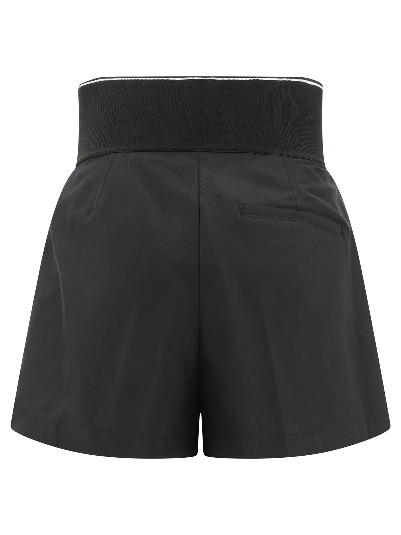 Safari Short With Exposed Zipper And Logo Elastic Shorts Black sold by Wanan Luxury product image thumbnail 2