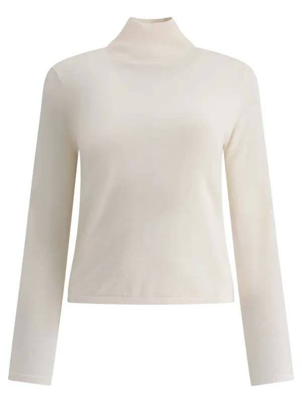 Cashmere Turtleneck Knitwear White made by MaxMara