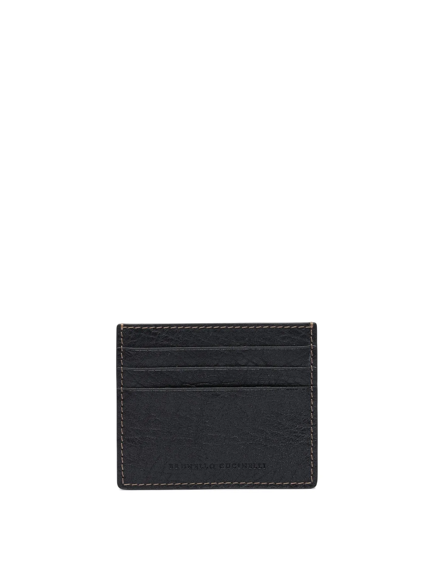 Calfskin Leather Card Holder Wallets & Card Holders Black sold by Wanan Luxury
