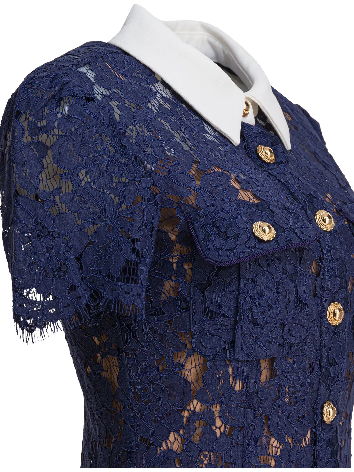 Lace Shirt Dress Dresses Blue sold by Wanan Luxury product image thumbnail 4