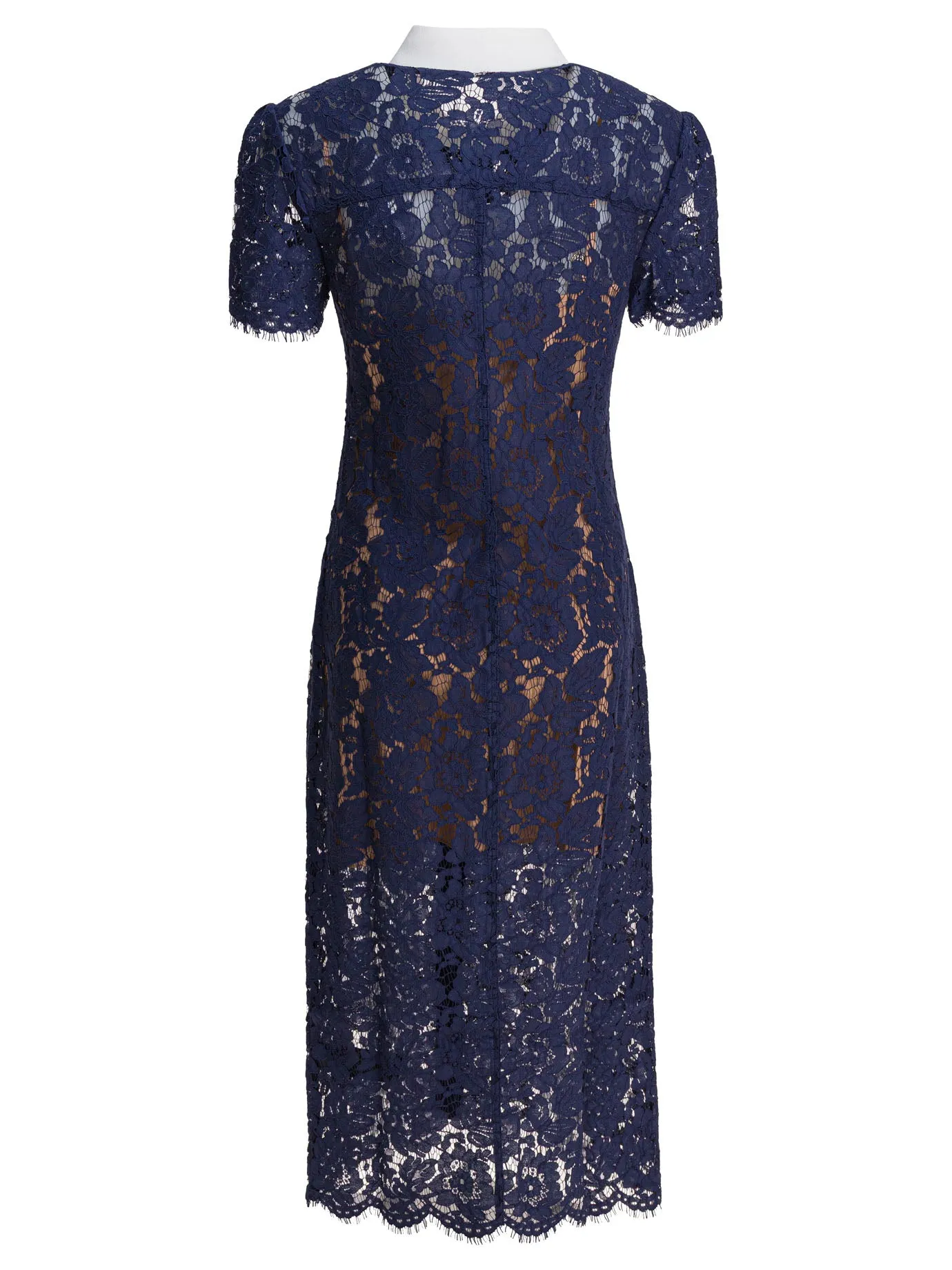 Lace Shirt Dress Dresses Blue sold by Wanan Luxury product image thumbnail 2