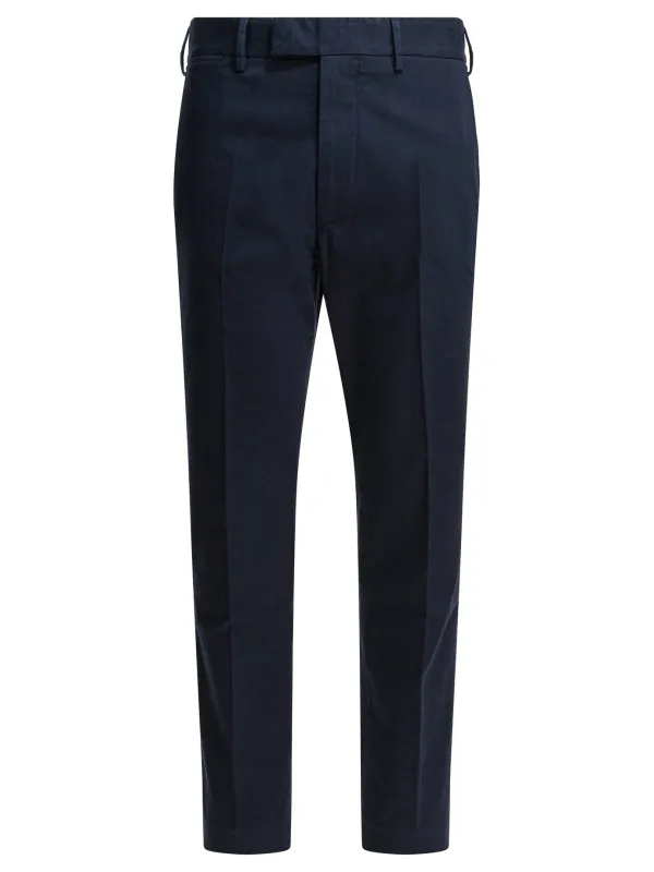 Cotton Twill Chino Trousers Blue made by Tom Ford