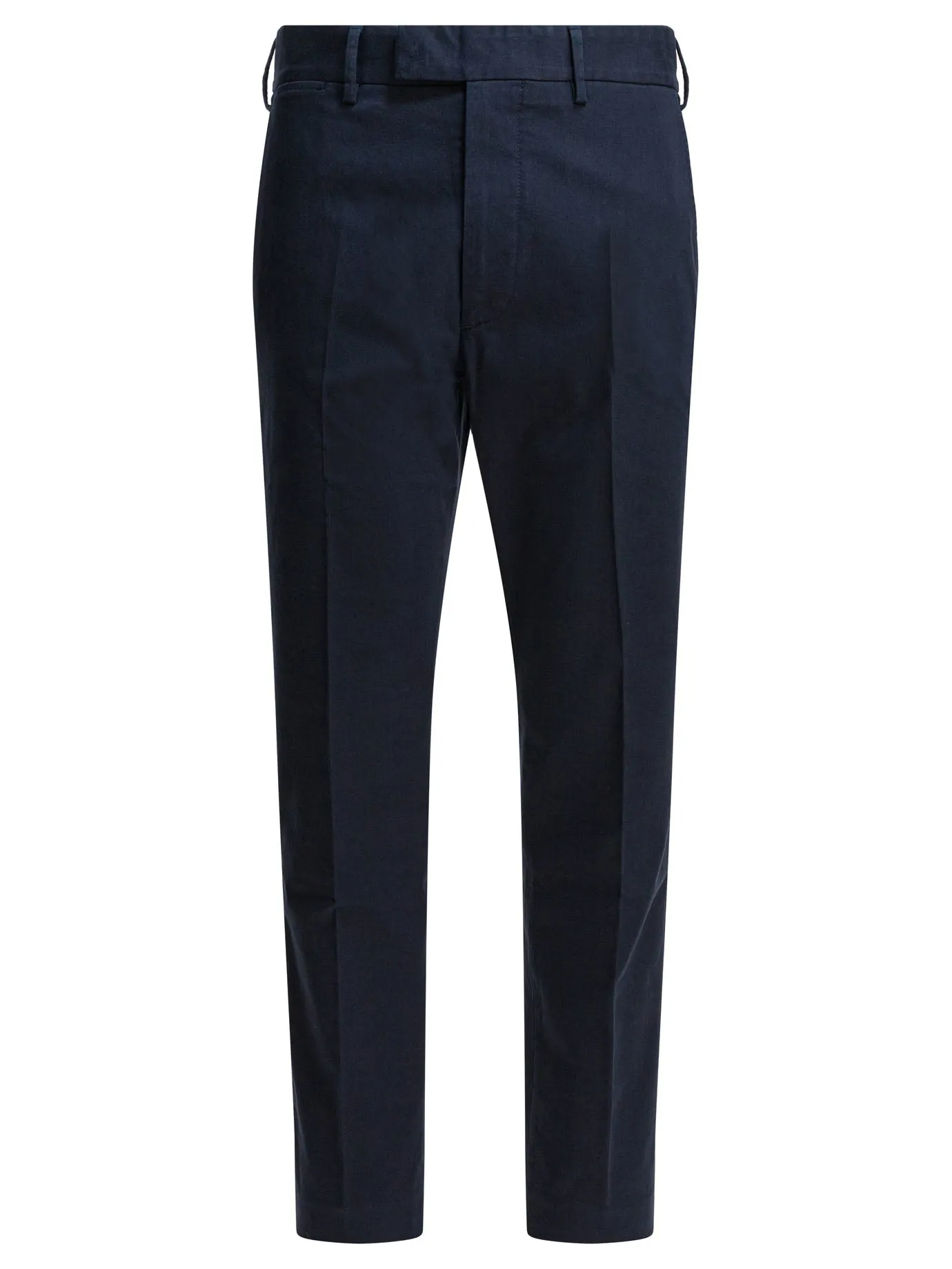 Cotton Twill Chino Trousers Blue sold by Wanan Luxury