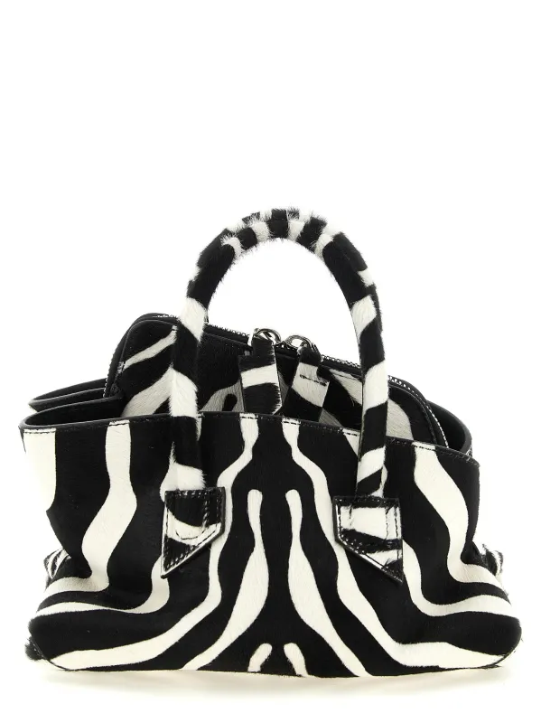 La Passeggiata Mini Hand Bags White/Black made by The Attico