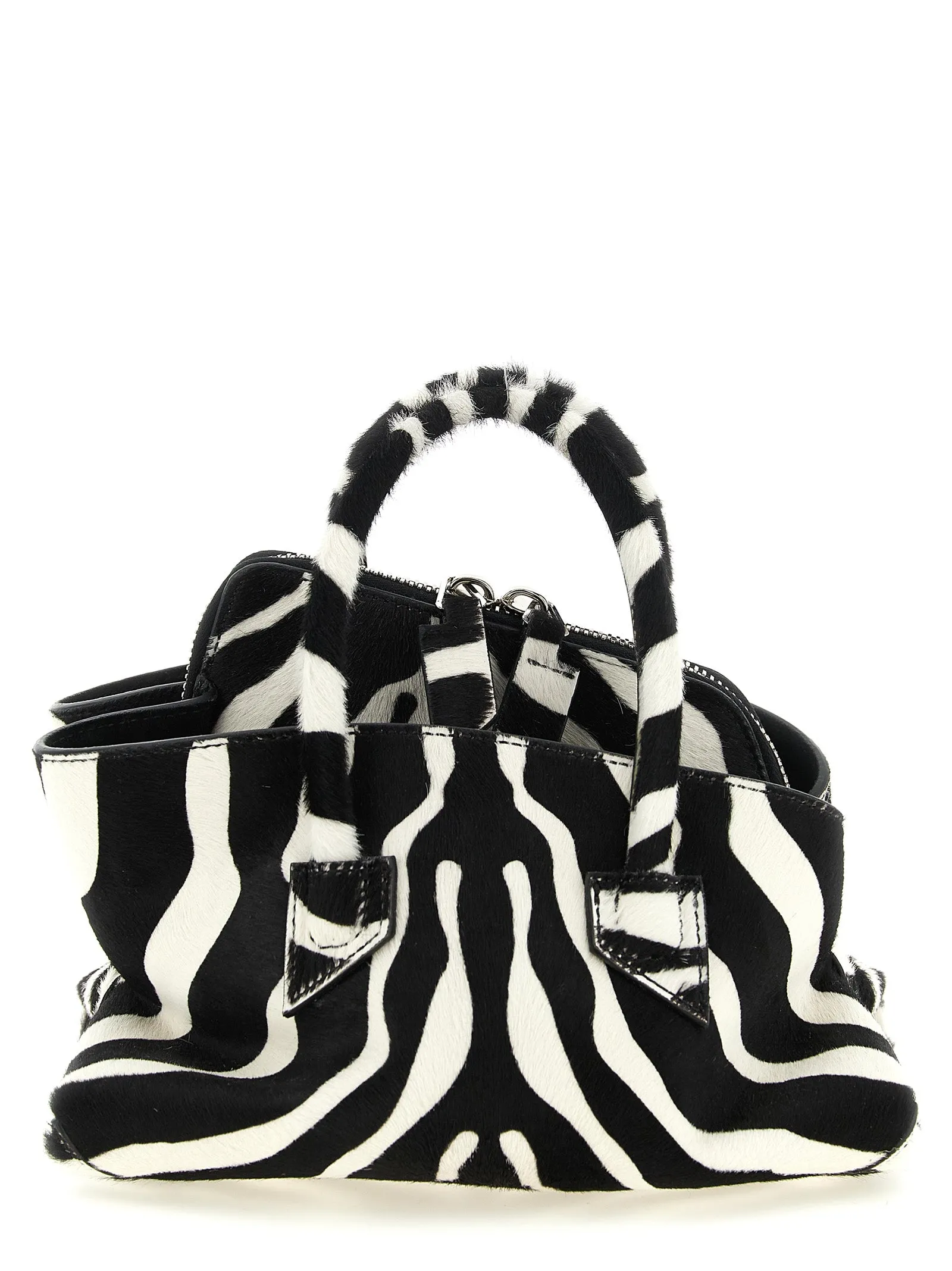 La Passeggiata Mini Hand Bags White/Black sold by Wanan Luxury