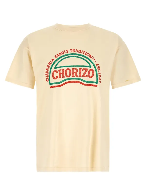Chorizo - Easy Tee T-Shirt Beige made by Willy Chavarria