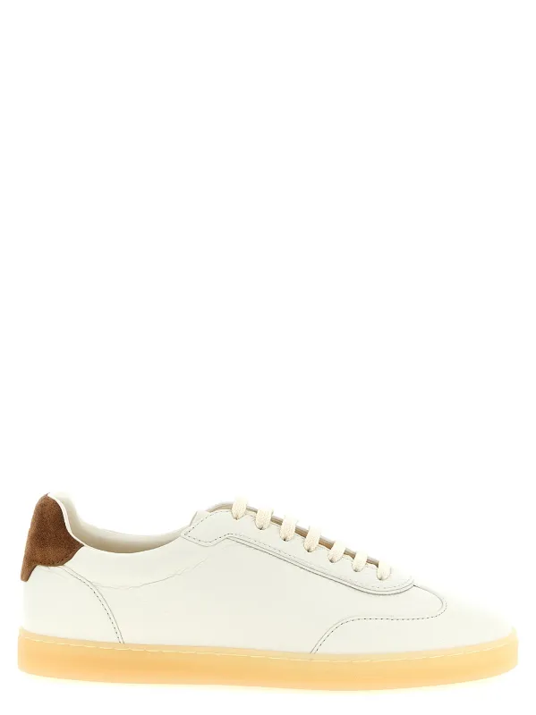 Leather Sneakers White made by Brunello Cucinelli