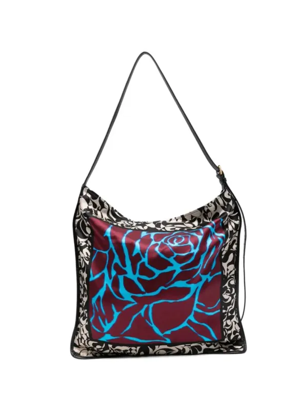Large Shoulder Bag With Graphic Print made by Dries Van Noten