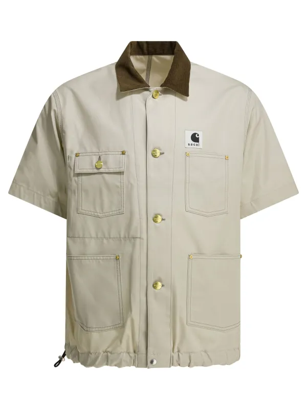 Carhartt Wip Duck Jackets And Coats White made by Sacai