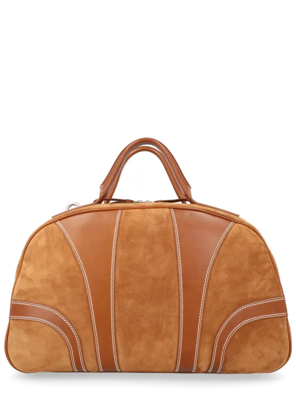 Suede Duffle Bag made by Dries Van Noten