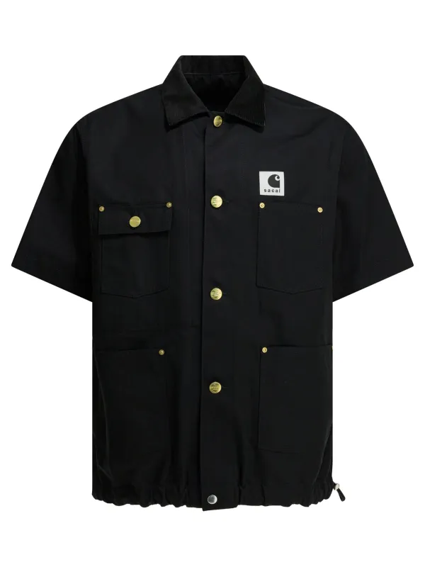 Carhartt Wip Duck Jackets And Coats Black made by Sacai