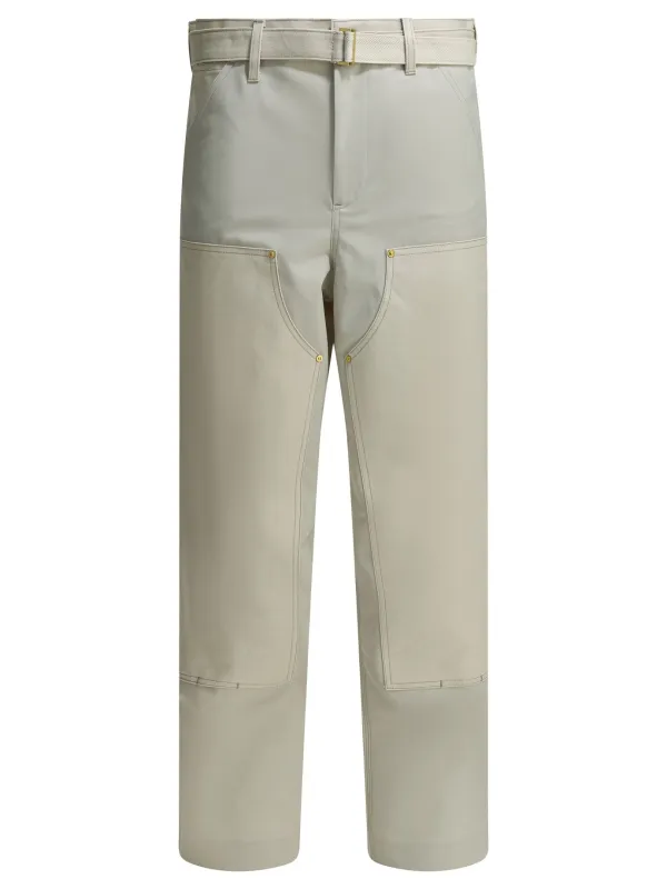 Carhartt Wip Duck Trousers White sold by Wanan Luxury