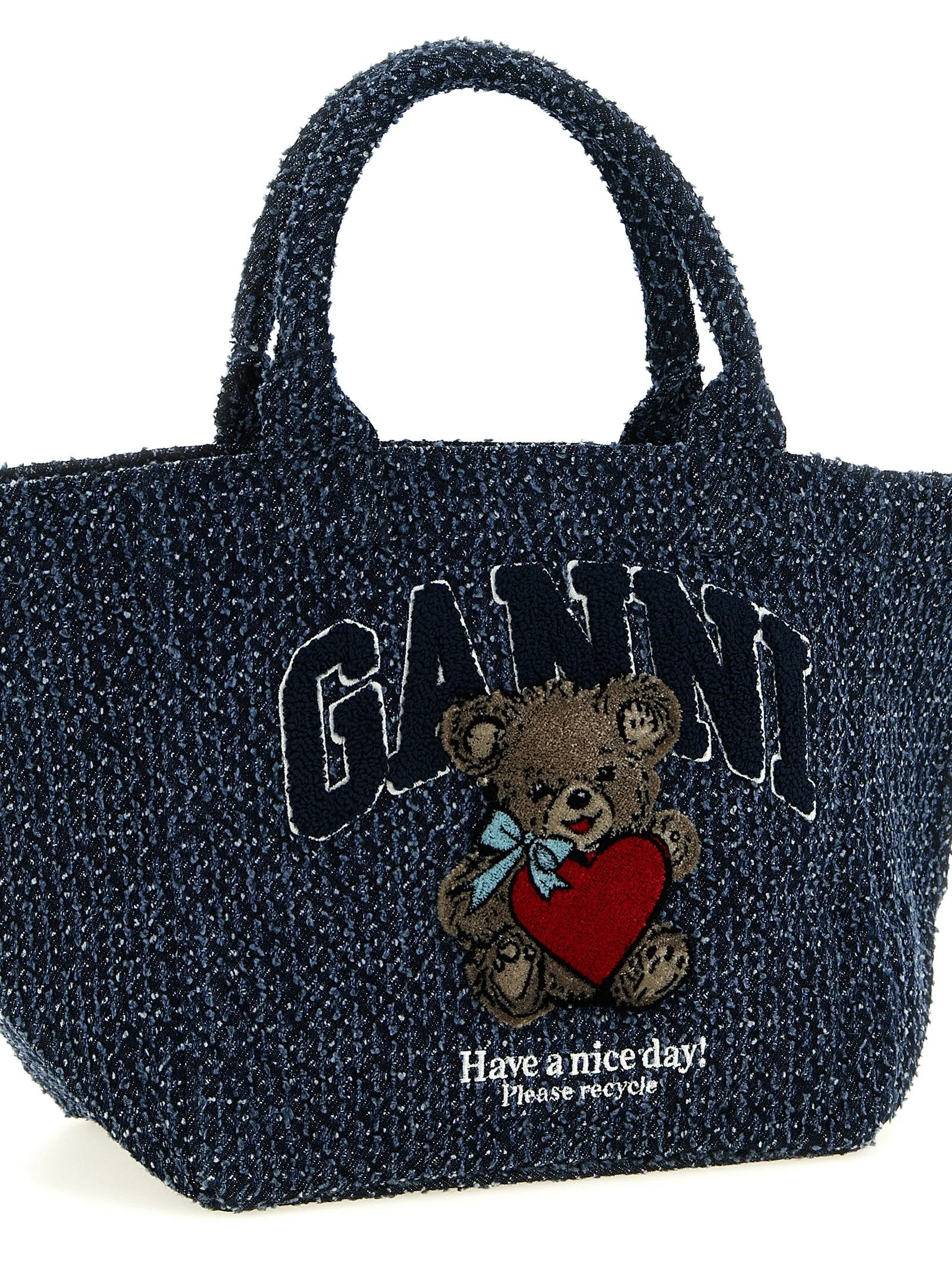 Bear Tote Bag Blue sold by Wanan Luxury product image thumbnail 3