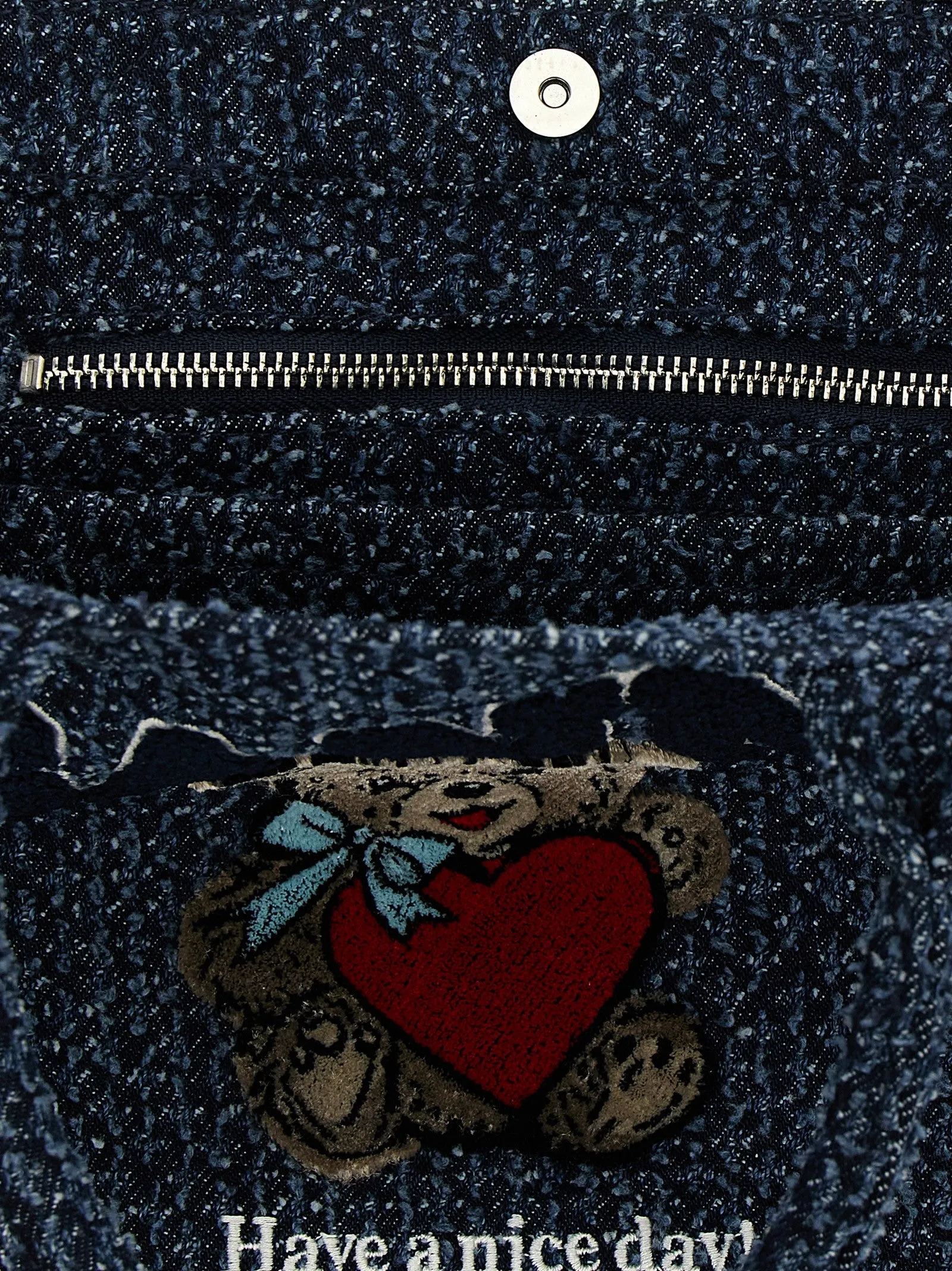 Bear Tote Bag Blue sold by Wanan Luxury product image thumbnail 4