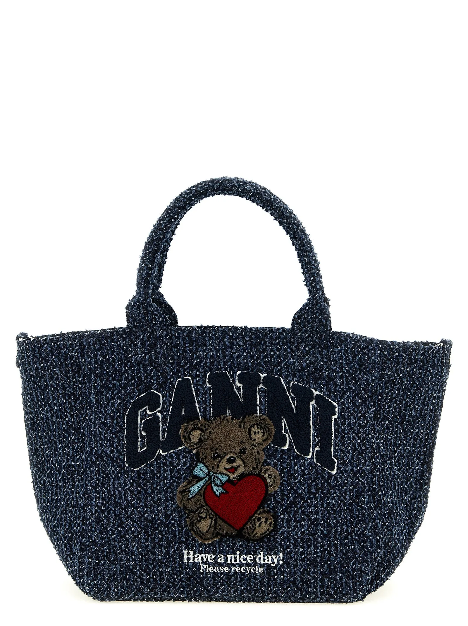 Bear Tote Bag Blue sold by Wanan Luxury