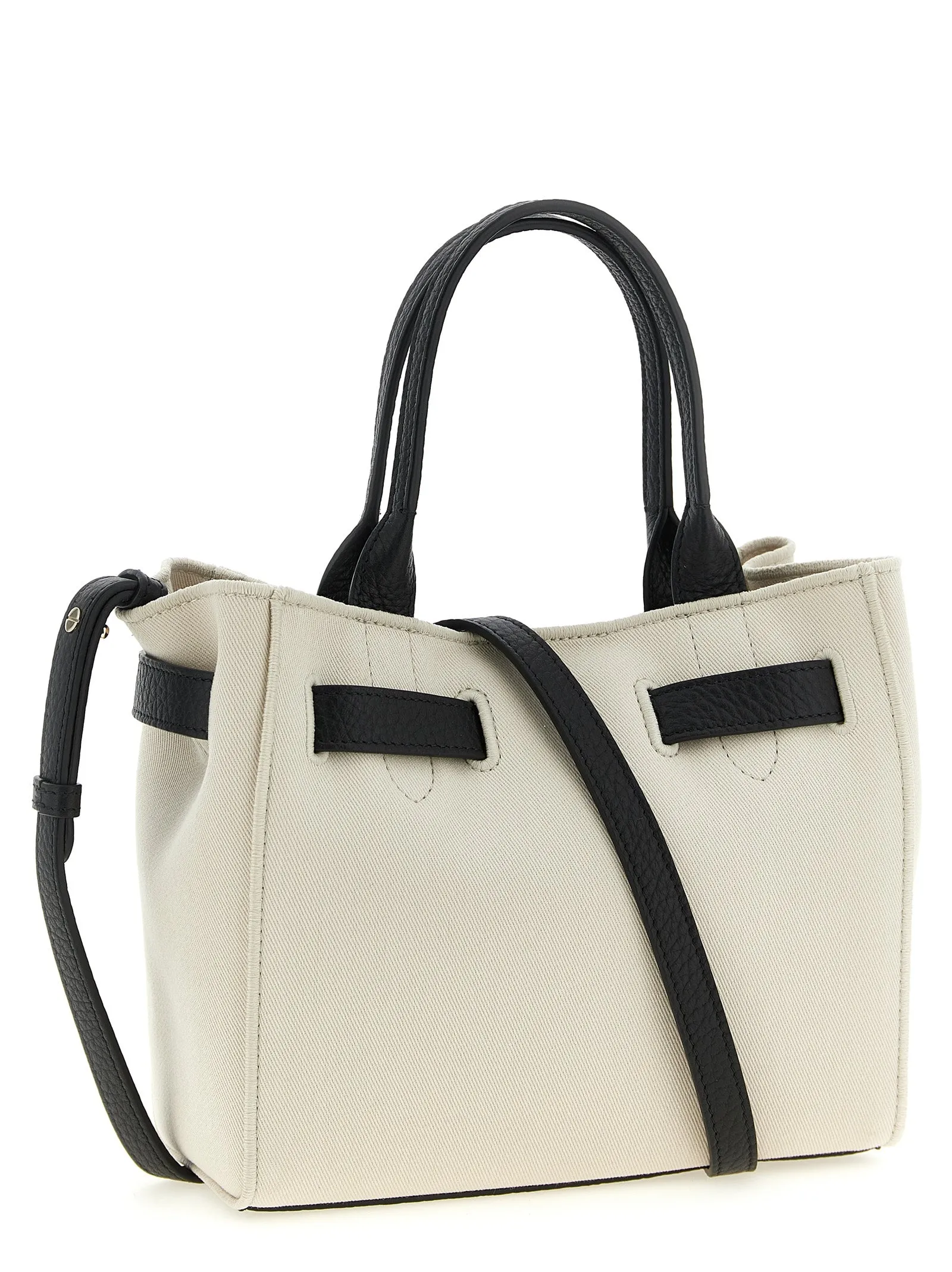 Audrey Tote Bag White/Black sold by Wanan Luxury product image thumbnail 2