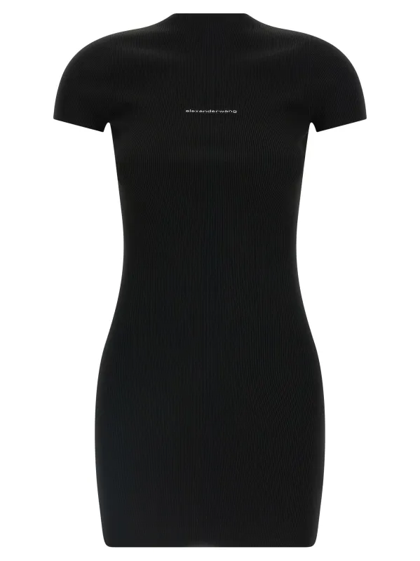 Logo Dress Dresses Black made by Alexander Wang
