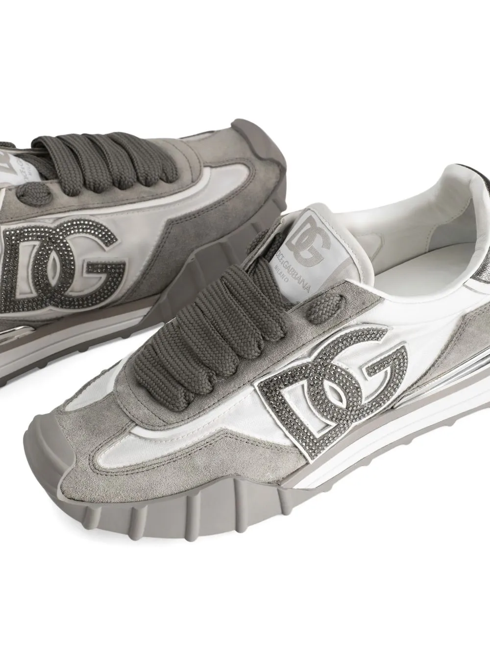 Flat Shoes Bianco/Grafite sold by Wanan Luxury product image thumbnail 3