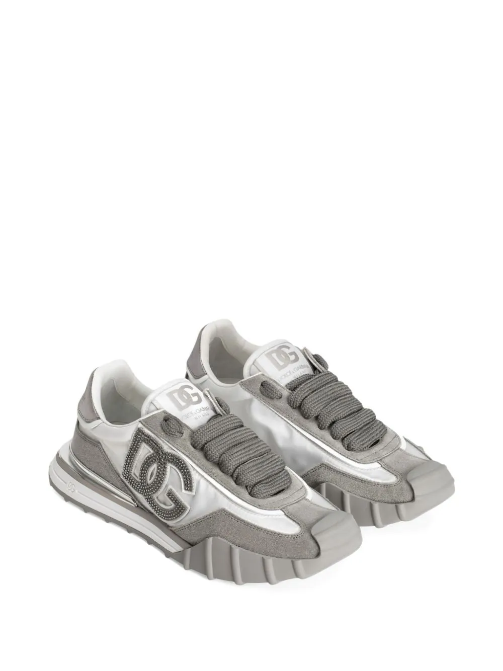 Flat Shoes Bianco/Grafite sold by Wanan Luxury product image thumbnail 2