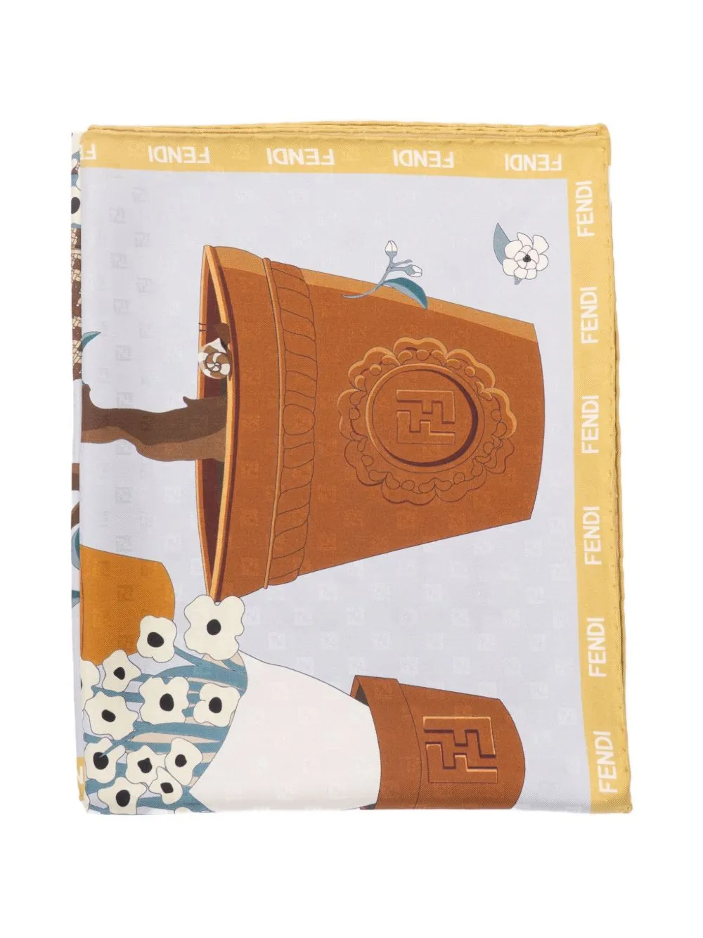 Printed Silk Foulard sold by Wanan Luxury